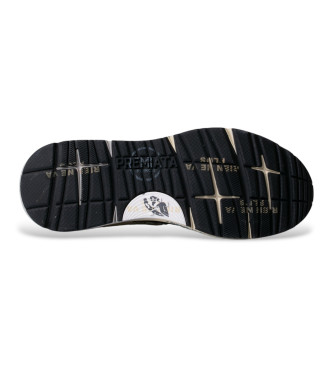 Premiata Mase tr�ningsskor i vitt l�der