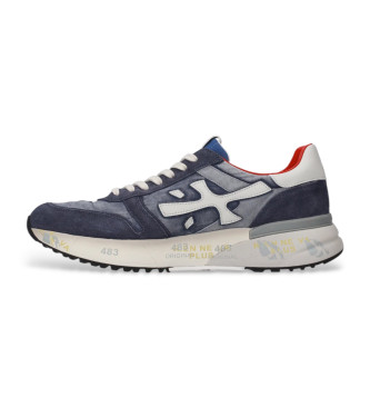 Premiata Mick leather shoes blue
