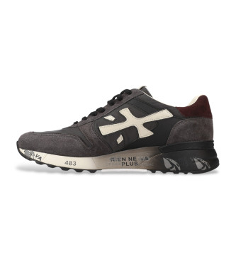 Premiata Sneaker Mick in pelle grigia