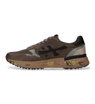 Premiata Zapatillas de Piel Mick0.1 marrón claro