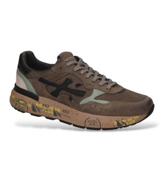 Premiata Zapatillas de Piel Mick0.1 marrón claro