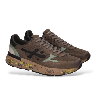 Premiata Zapatillas de Piel Mick0.1 marrón claro