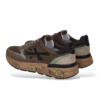 Premiata Zapatillas de Piel Mick0.1 marrón claro