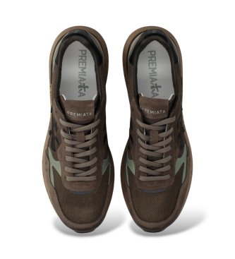 Premiata Zapatillas de Piel Mick0.1 marrón claro