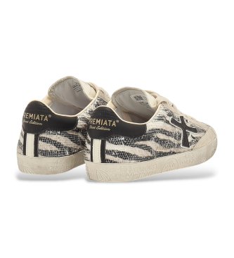 Premiata Stevend 8053 pantoufles en cuir � imprim� animalier