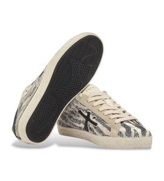 Premiata Stevend 8053 pantoufles en cuir � imprim� animalier