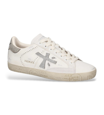 Premiata Stevend 8127 l�derskor vit