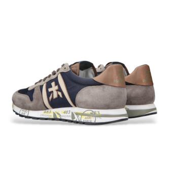 Premiata Eric bl sneakers i lder