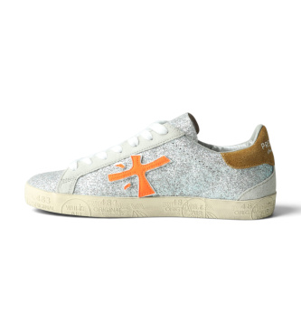 Premiata Baskets Stevend argenté