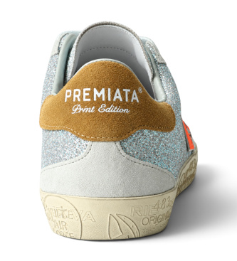 Premiata Baskets Stevend argenté