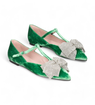 Pretty Ballerinas Sapatos verdes Ella