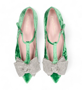 Pretty Ballerinas Ella grne Schuhe