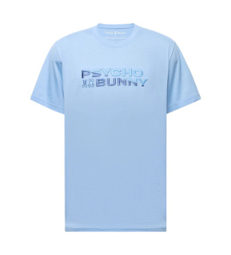 Psycho Bunny T-Shirt mit gestickter blauer Berni-Markengrafik