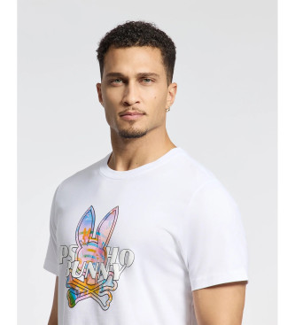 Psycho Bunny Grafisk T-shirt Milos hvid