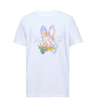 Psycho Bunny Grafisk T-shirt Milos hvid