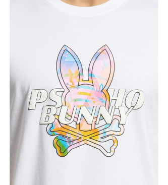 Psycho Bunny Grafisk T-shirt Milos hvid