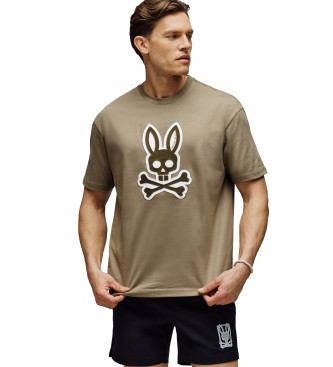Psycho Bunny Ryder Extra Large T-shirt brown greenish brown