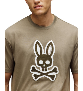 Psycho Bunny Ryder Extra Large T-shirt brown greenish brown