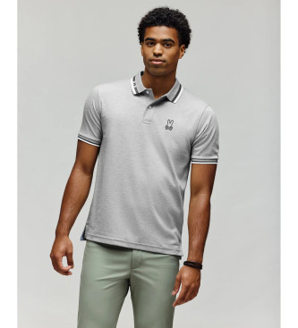 Psycho Bunny Chris grey polo shirt