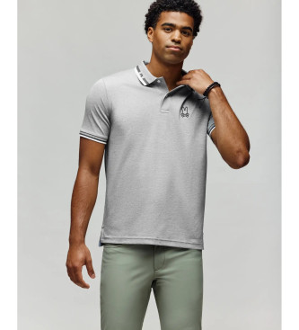 Psycho Bunny Chris grey polo shirt