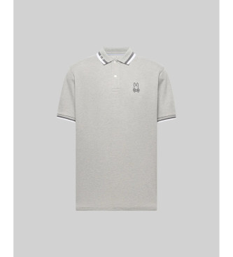 Psycho Bunny Chris grey polo shirt