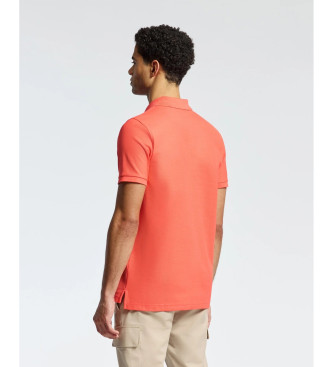 Psycho Bunny Classic coral piqu polo shirt