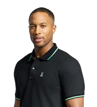 Psycho Bunny Polo  manches courtes Stirling Pique noir