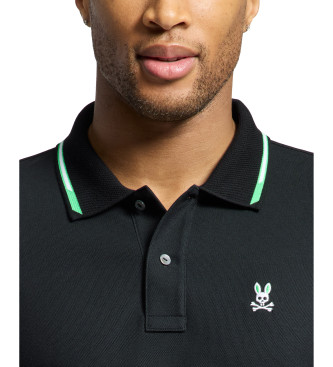 Psycho Bunny Polo  manches courtes Stirling Pique noir