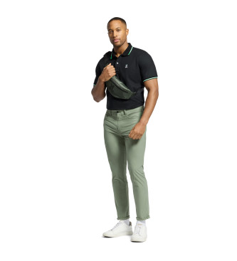 Psycho Bunny Polo  manches courtes Stirling Pique noir