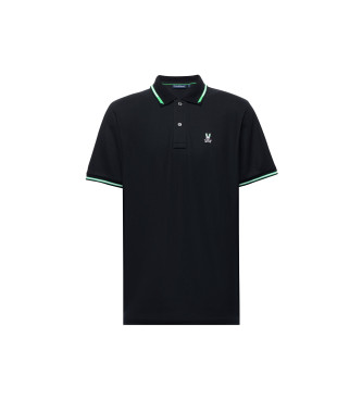 Psycho Bunny Polo  manches courtes Stirling Pique noir