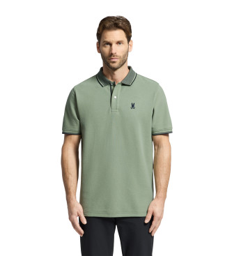 Psycho Bunny Kortrmet grn poloshirt