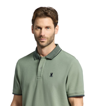 Psycho Bunny Kortrmet grn poloshirt