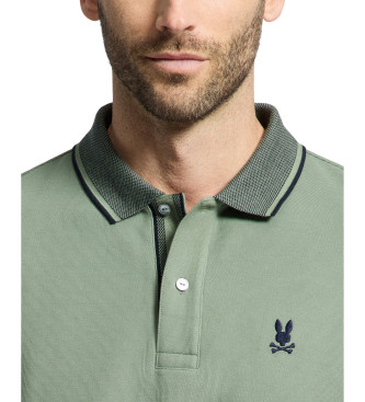 Psycho Bunny Kortrmet grn poloshirt