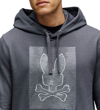 Psycho Bunny Camisola de malha texturizada Grant preta 