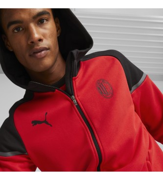 Puma Jacket AC Milan Casuals with hood red