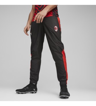 Puma Czarne spodnie materiałowe AC Milan