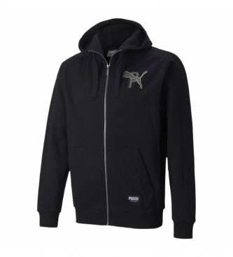 Puma Sweatshirt Athletics FZ FL black