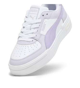 Puma CA Pro Classic leather shoes white, purple