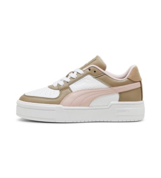 Puma Ca Pro leather trainers white, beige