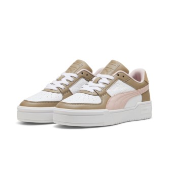 Puma Ca Pro leather trainers white, beige