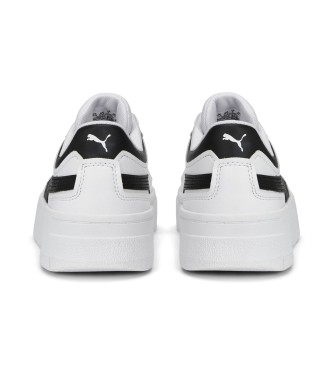 Puma Cali Dream Sneakers i lder - vit, svart