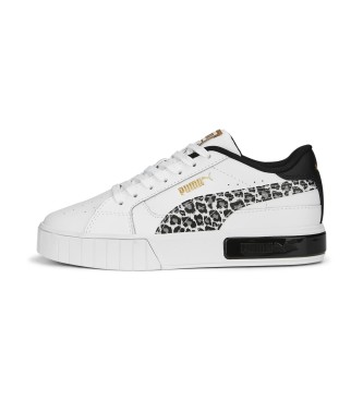Puma Leather Sneakers Cali Star Wild Jr white