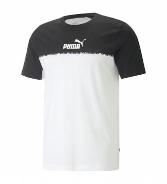 Puma T-Shirt Block Tape blanc