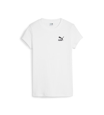 Puma Klassisk T-shirt vit