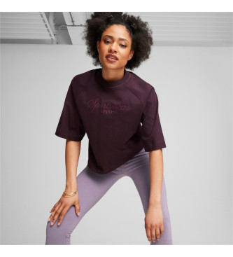 Puma T-shirt Classics + Oversized purple