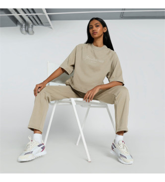 Puma Camiseta Classics + Oversized taupe