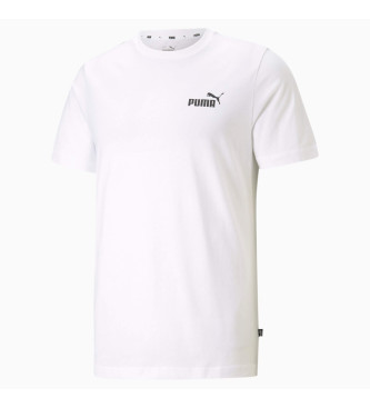 Puma T-shirt ESS Klein Logo wit 