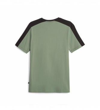Puma Essentials Block Tape T-Shirt vert