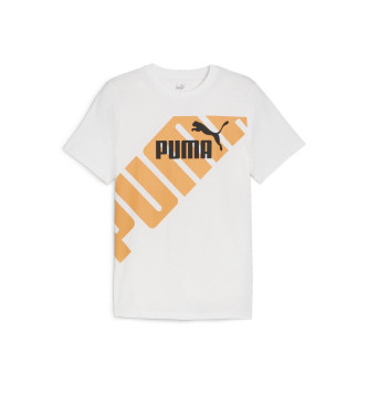 Puma Koszulka z nadrukiem Power biała