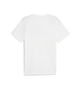 Puma T-shirt med print Power hvid